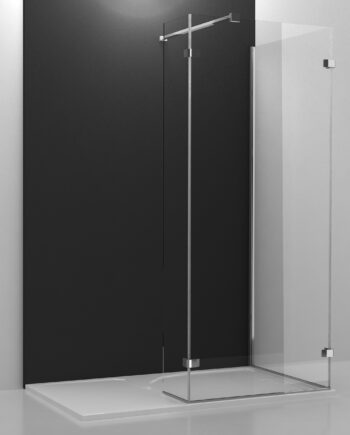 Duschkabin Walk In D – walk in-duschvägg, 8 mm säkerhetsglas