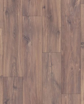 Laminatgolv Quick-Step Classic Midnight Oak Brown – mörk ek, vattentåligt, 8 mm