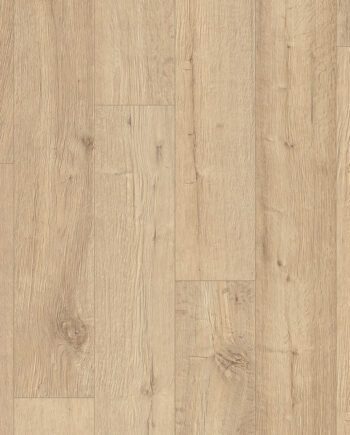 Laminatgolv Quick-Step Impressive Sandblasted Oak Natural – ljus ek, vattentåligt, 8 mm