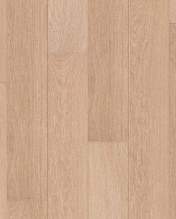Laminatgolv ek Quick-Step Impressive White Varnished Oak – ljus, vattentåligt, 8 mm