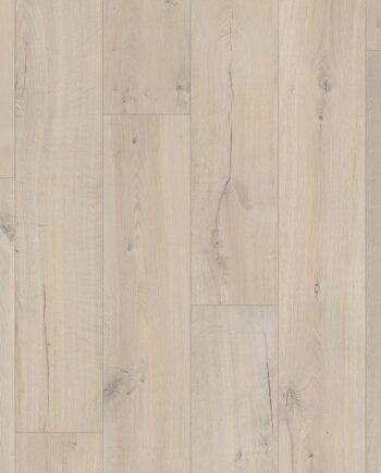 Laminatgolv Quick-Step Impressive Ultra Soft Oak Light – ljus ek, vattentåligt, 12 mm