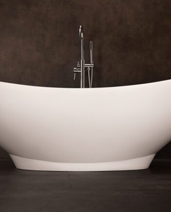 Badkar PAA Felice – fristående, Silkstone, matt stenkomposit, 195 cm