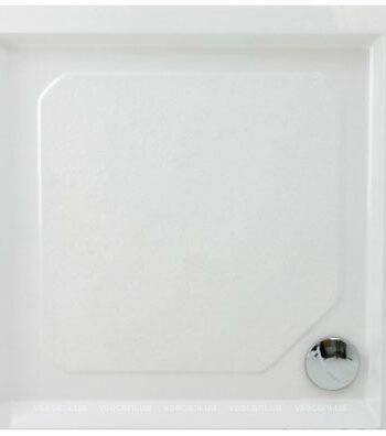 Duschkar 80x80 PAA Classic – kvadratiskt, med panel och justerbara fötter