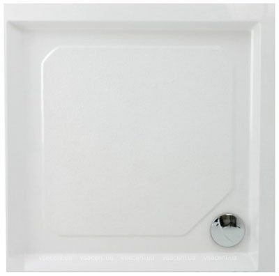 Duschkar PAA Classic – kvadratiskt 100x100 cm, med panel och justerbara fötter