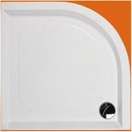 Duschkar PAA Classic – kvartsrunt 90x90 cm, R500, med panel och justerbara fötter