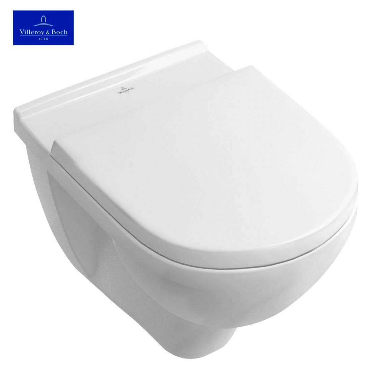 Toalettstol Villeroy & Boch O.novo – vägghängd, mjukstängande sits