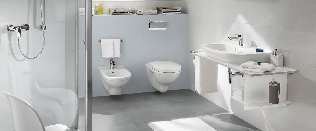 Toalettstol Villeroy & Boch O.novo – vägghängd, mjukstängande sits