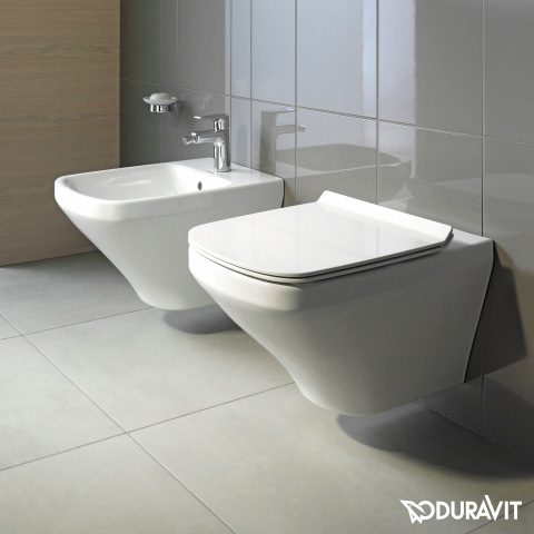 Vägghängd toalett Duravit DuraStyle – rimless, Durafix, mjukstängande sits