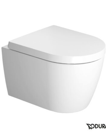 WC-stol Duravit ME by Starck Compact – rimless, vägghängd, Durafix, mjukstängande sits