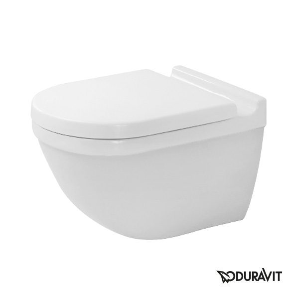 Toalettstol Duravit Starck 3 – vägghängd, mjukstängande sits