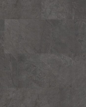 Klickgolv LVT Quick-Step Ambient Click platta svart – mörk stendesign, 4,5 mm
