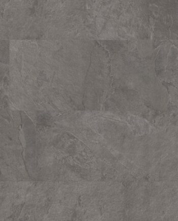 Vinylgolv LVT Quick-Step Ambient Click Plus grå Slate platta – grå stendesign, 4,5 mm