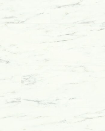Klickgolv LVT Quick-Step Ambient Click Plus Marble Carrara White – ljus stendesign, 4,5 mm