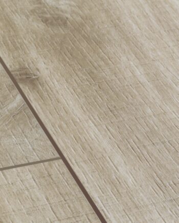 Vinylgolv LVT Quick-Step Balance Click Plus Canyon ek ljusbrun, sågspår – ljus ek, 4,5 mm