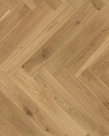 Fiskbensparkett ek, ter Hürne, oak herringbone, borstad, fasad, matt lack