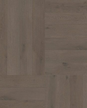 Ekparkett ter Hürne, Oak basalt brown, borstad, fasad, extra matt lack