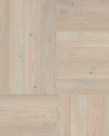 Parkettgolv ek ter Hürne, Oak sand grey, borstad, fasad, naturolja