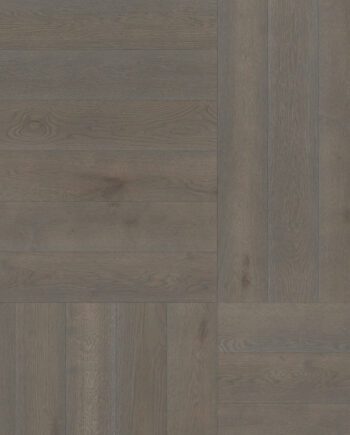 Ekparkett ter Hürne, Oak azure brown, borstad, fasad, naturolja