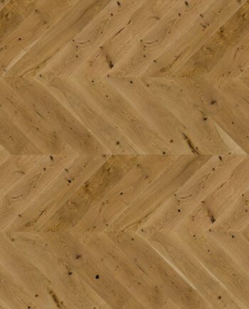 Fiskbensparkett ek, Mainland, 1-stav, fasad, borstad, matt lack,