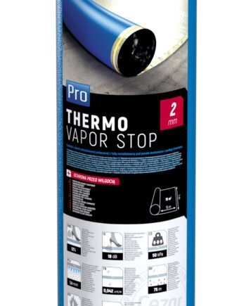 Underlag laminat och parkett Thermo Pro 2,0 mm med ångspärr, 15 m²