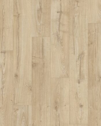 Laminatgolv Quick-Step Impressive Ultra Classic Oak beige – ljus ek, vattentåligt, 12 mm