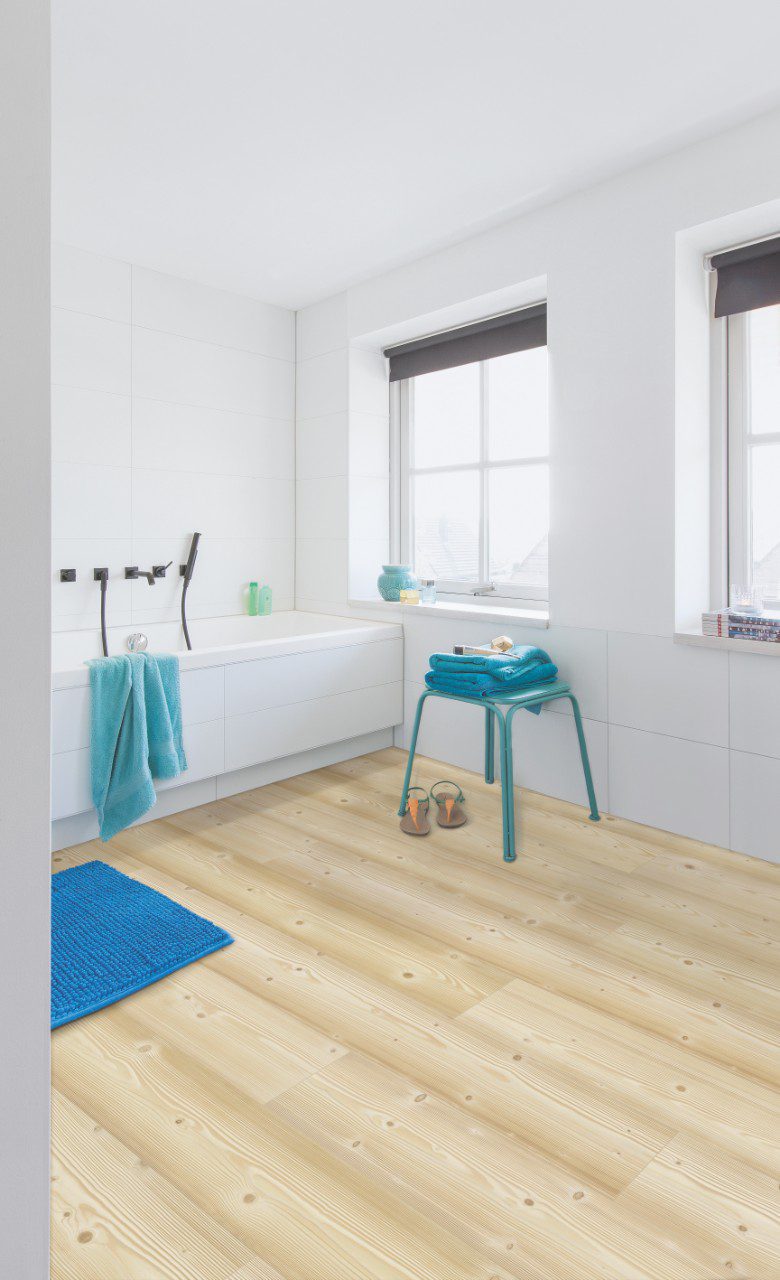 Laminatgolv Quick-Step Impressive Ultra Natural Pine – furu, vattentåligt