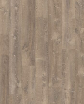 Vinylgolv för badrum LVT Quick-Step Pulse Click Sand Storm Oak Brown – mörk ek, 4,5 mm