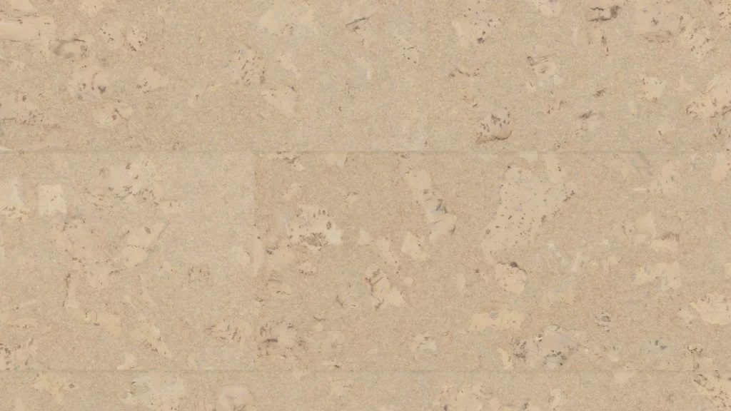 Korkgolv för kök Granorte Naturtrend Marmor Cream