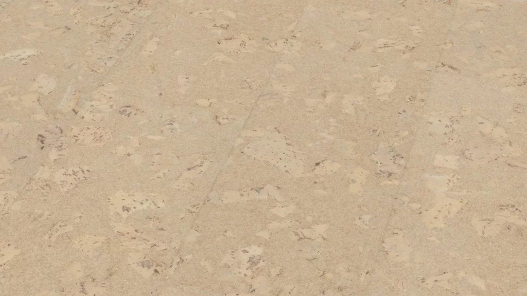Korkgolv för kök Granorte Naturtrend Marmor Cream