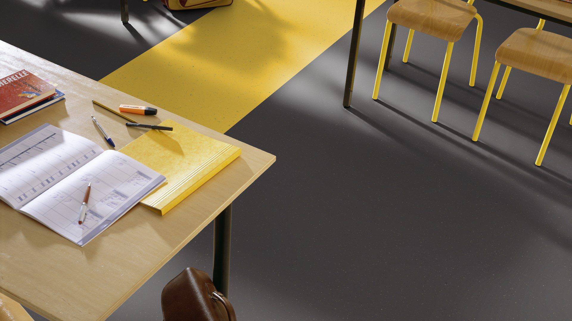 Linoleumgolv Gerflor Lino Art Star 0085 Mid Grey