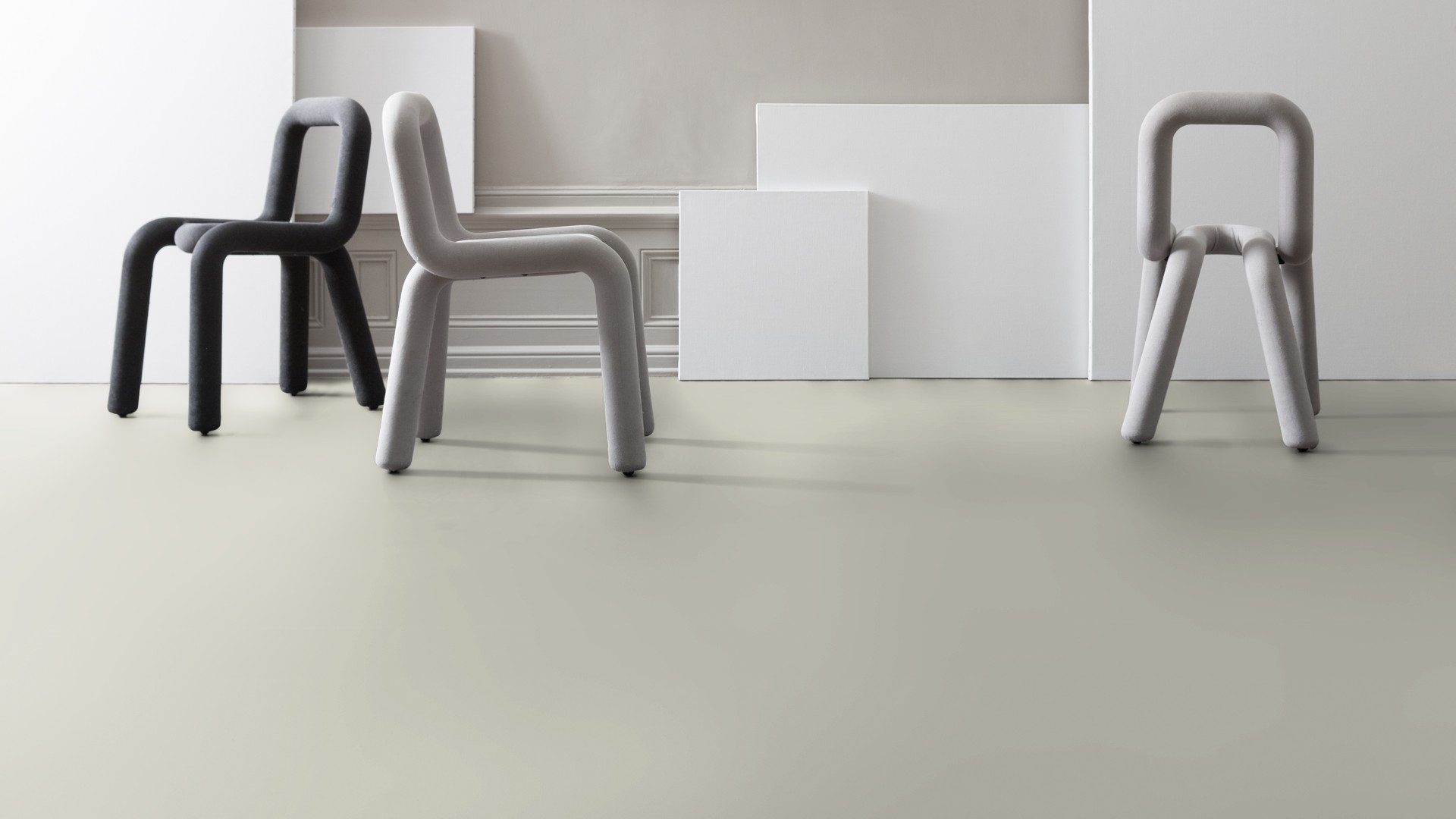 Linoleummatta Gerflor Uni Walton 0059 Frost Grey