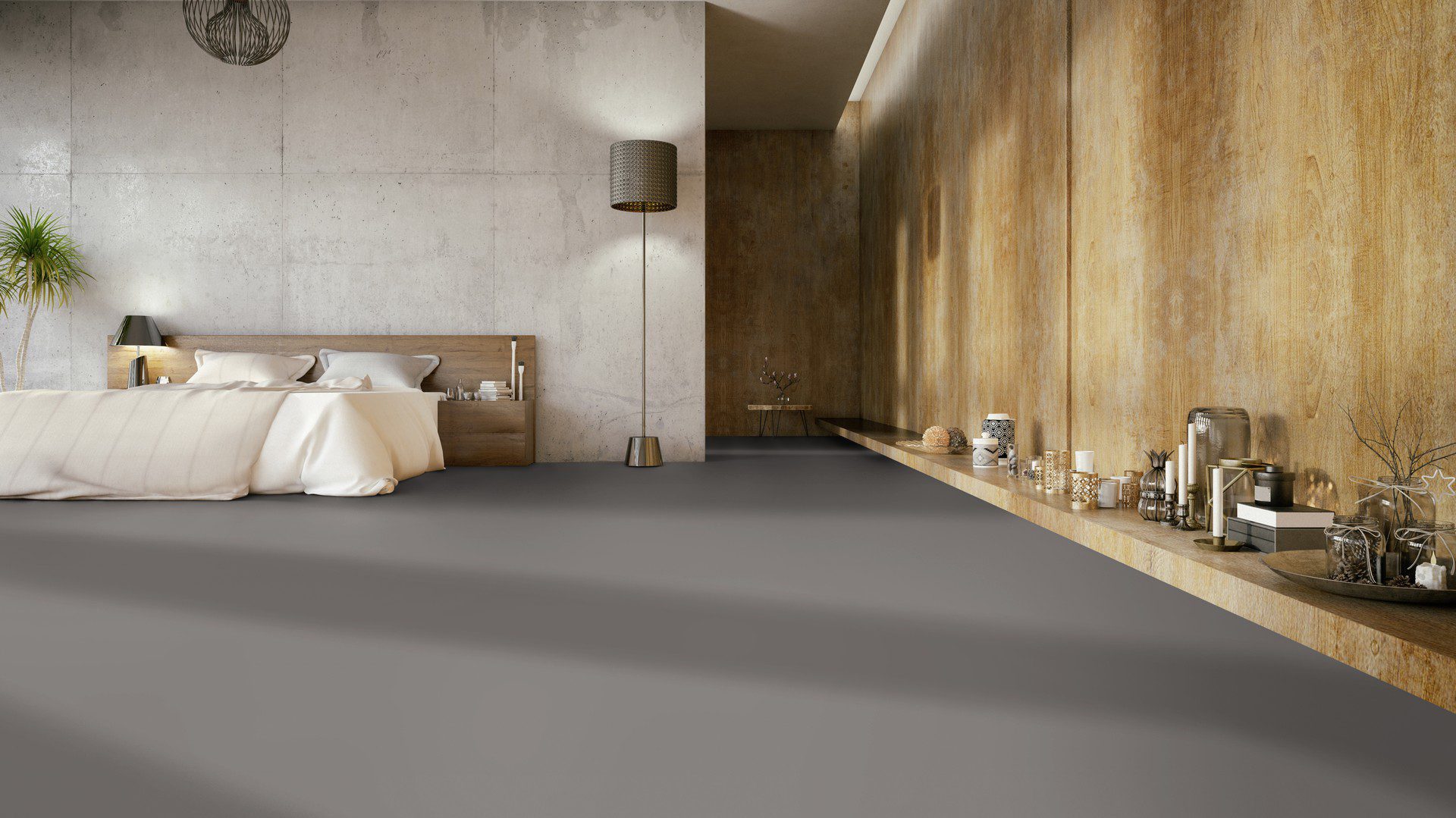 Linoleumgolv för kök Gerflor Uni Walton 0082 Broken Grey