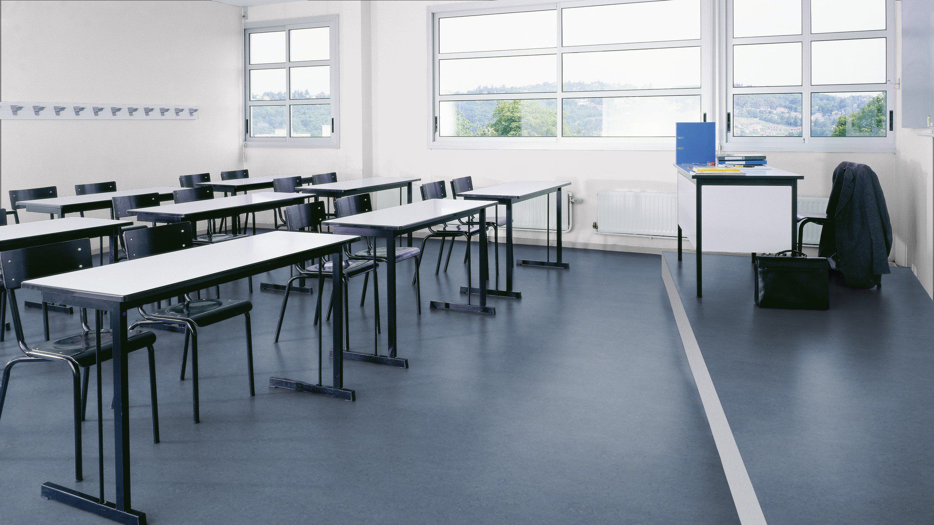 Linoleummatta Gerflor Marmorette 0022 Autumn Blue