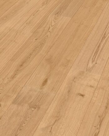 Vitpigmenterad ek Meister Lindura Pure Authentic oak, borstad, 1-stav, olja