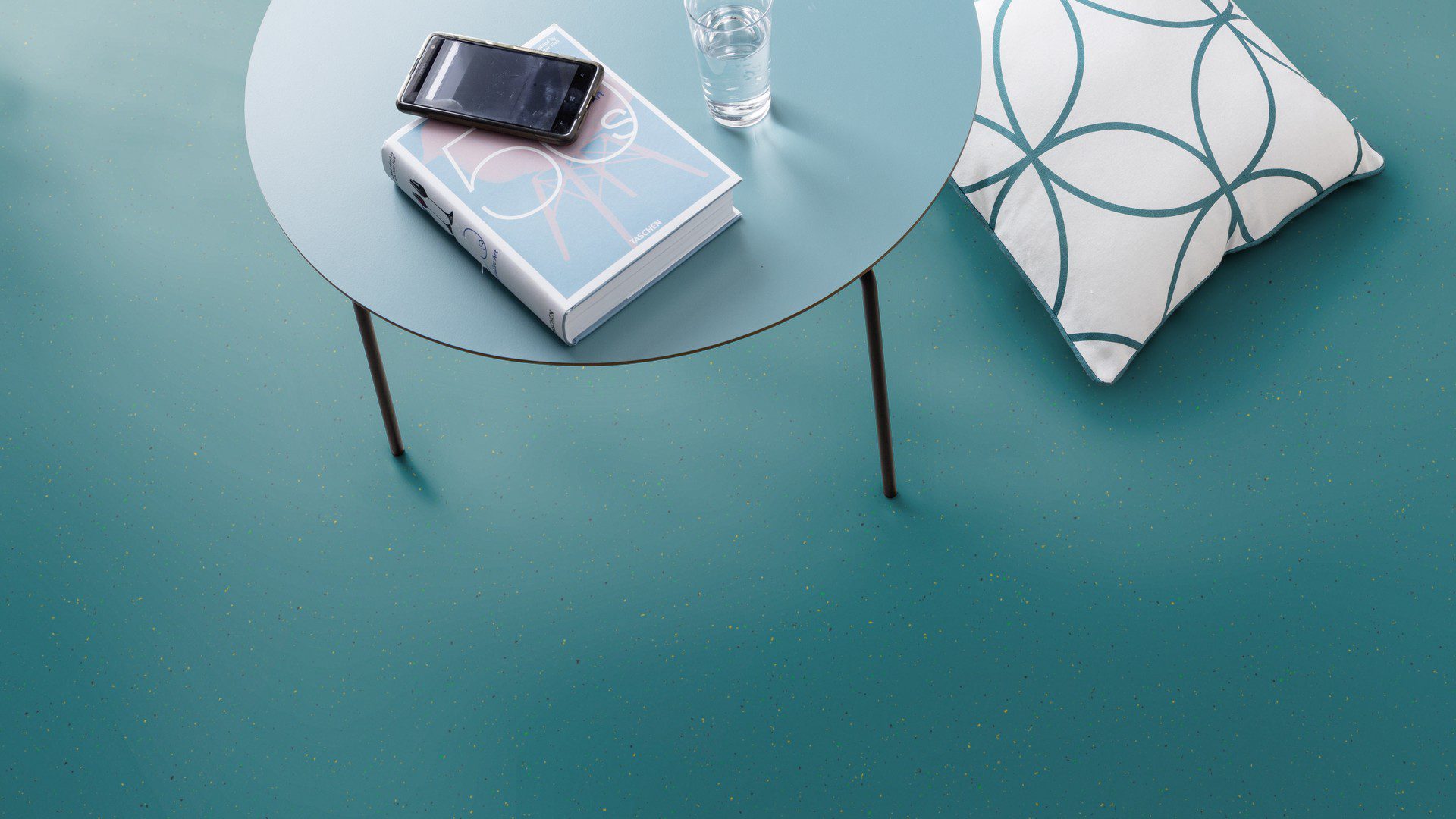 Linoleummatta Gerflor Lino Art Star 0023 Blue Turquoise