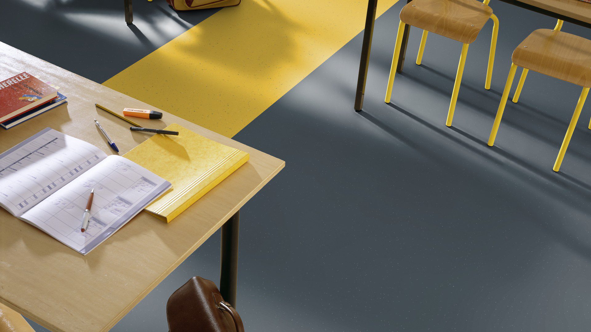 Linoleumgolv Gerflor Lino Art Metallic 0070 Cool Grey