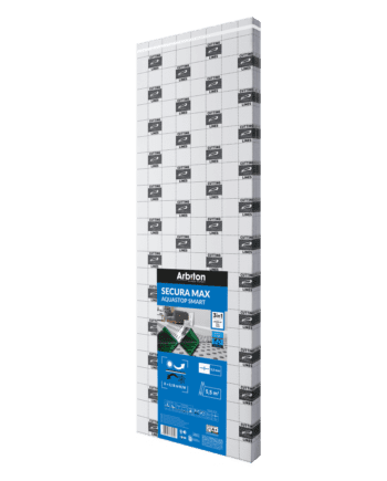 Stegljudsmatta Secura XPS Max Aquastop med ångspärr