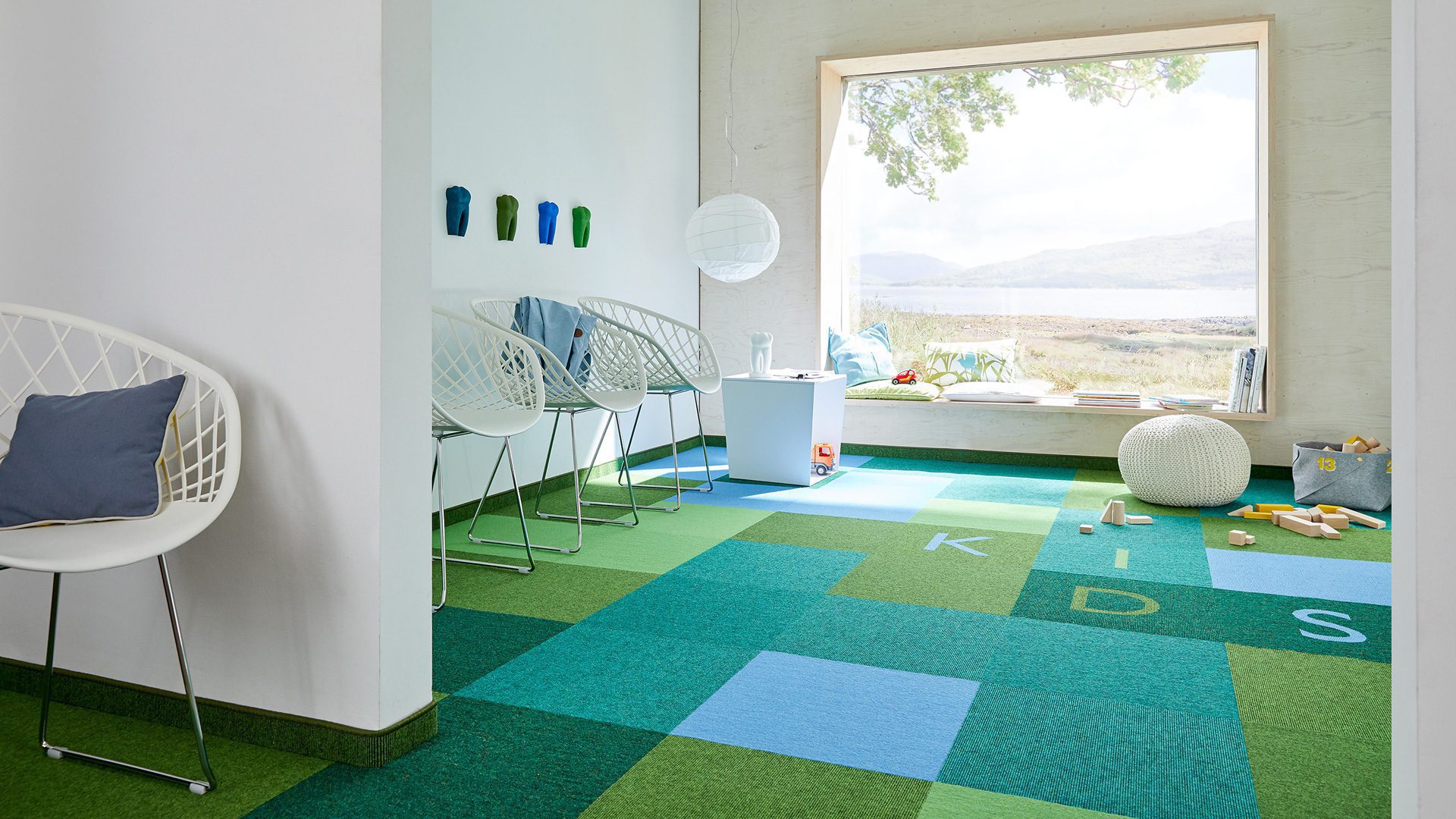 Heltäckningsmatta för sovrum Tretford Interland 569 Clover – getthår och ull