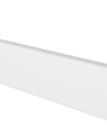 Golvsockel furu vitmålad 12x58 mm