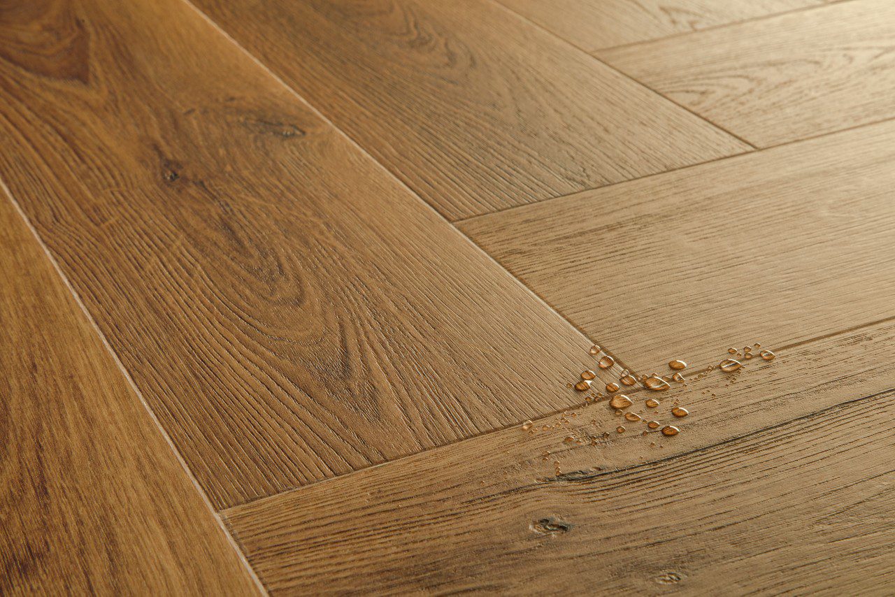 Vinyylilankku kalanruoto quick-step ciro botanic caramel oak