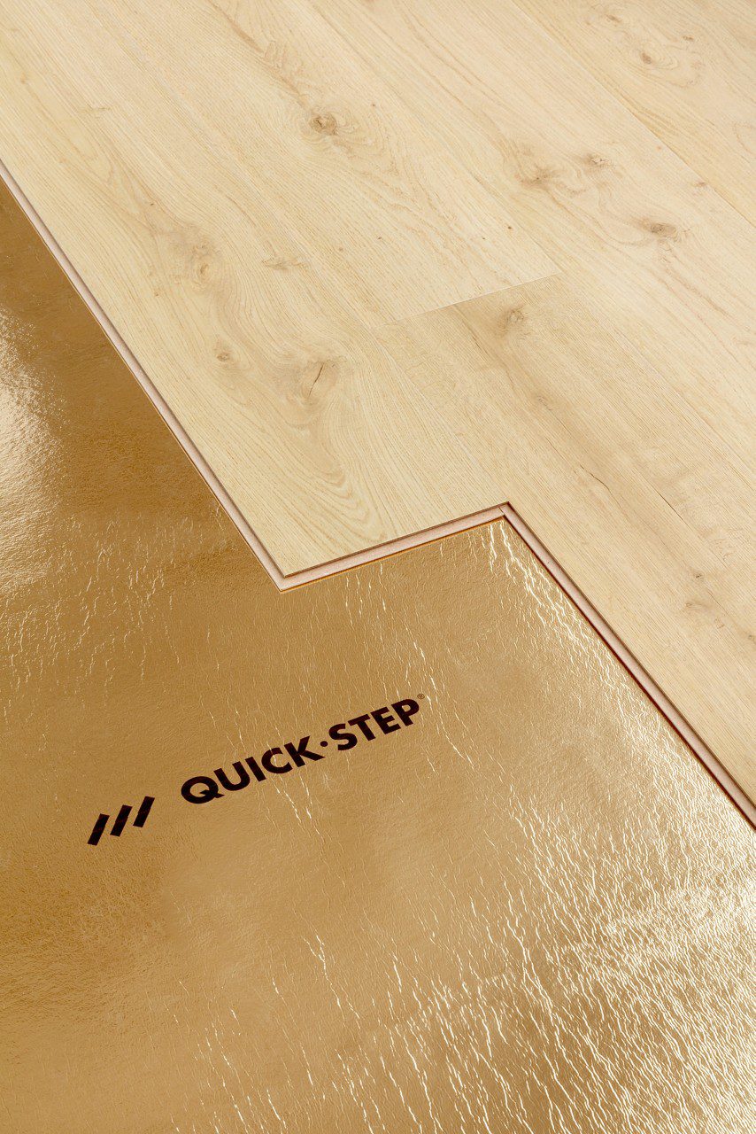 Alusmateriaali laminaatille ja parketille Quick-Step Pergo silentwalk 2mm asennetulle lattialle