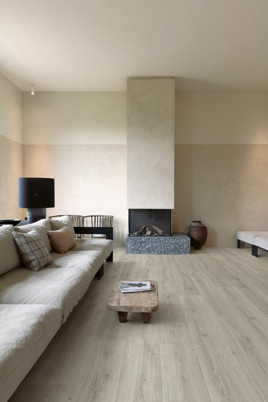 Vinylgolv LVT Quick-Step Bloom Botanic Grey – grå, 6 mm