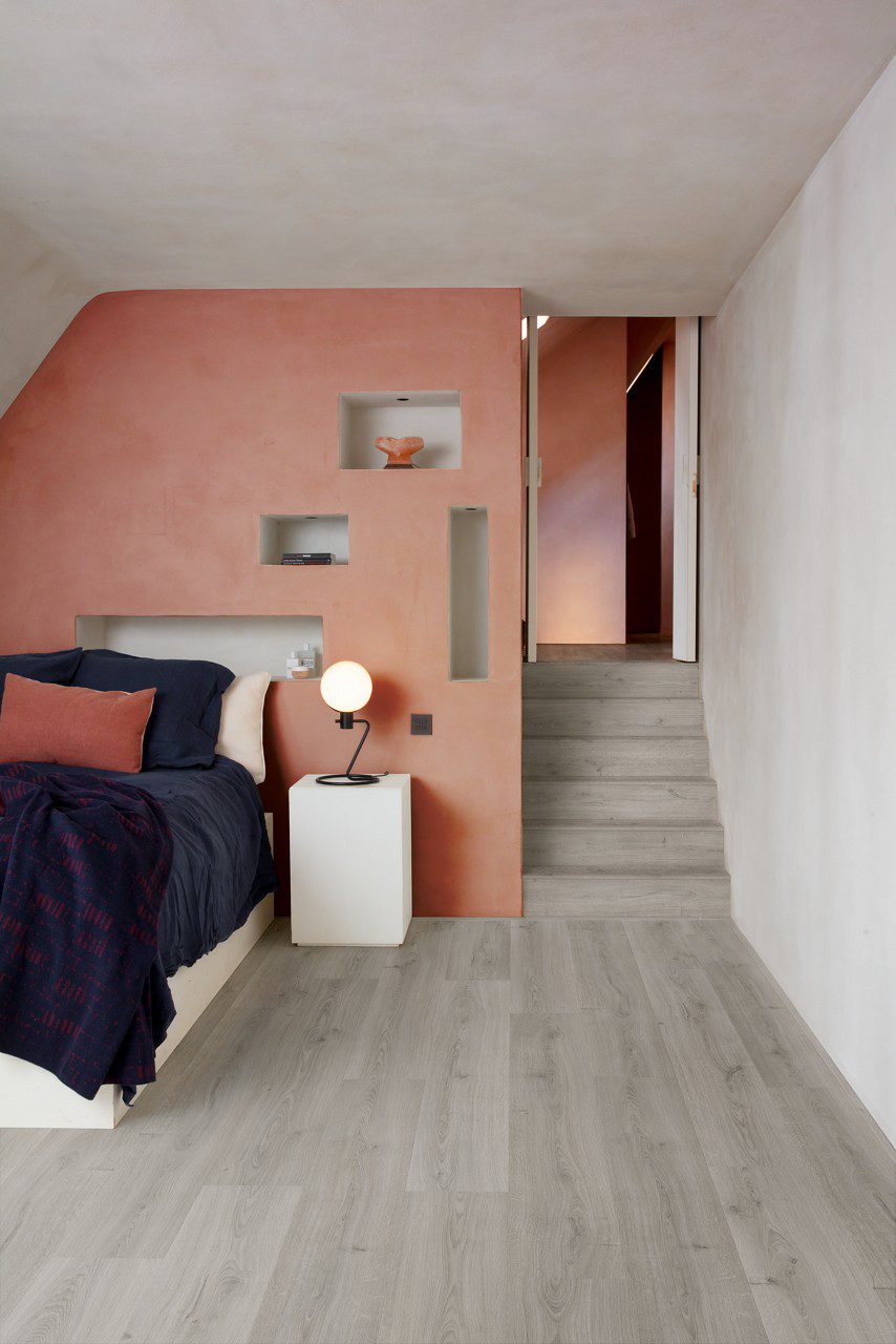 Vinylgolv LVT Quick-Step Bloom Botanic Grey – grå, 6 mm