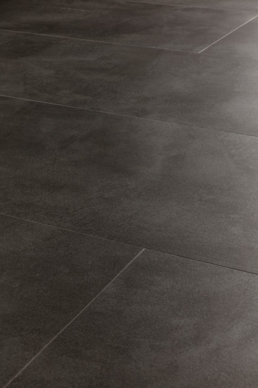 Vinylgolv LVT Quick-Step Illume Soft Graphite – mörk betongdesign, 6 mm