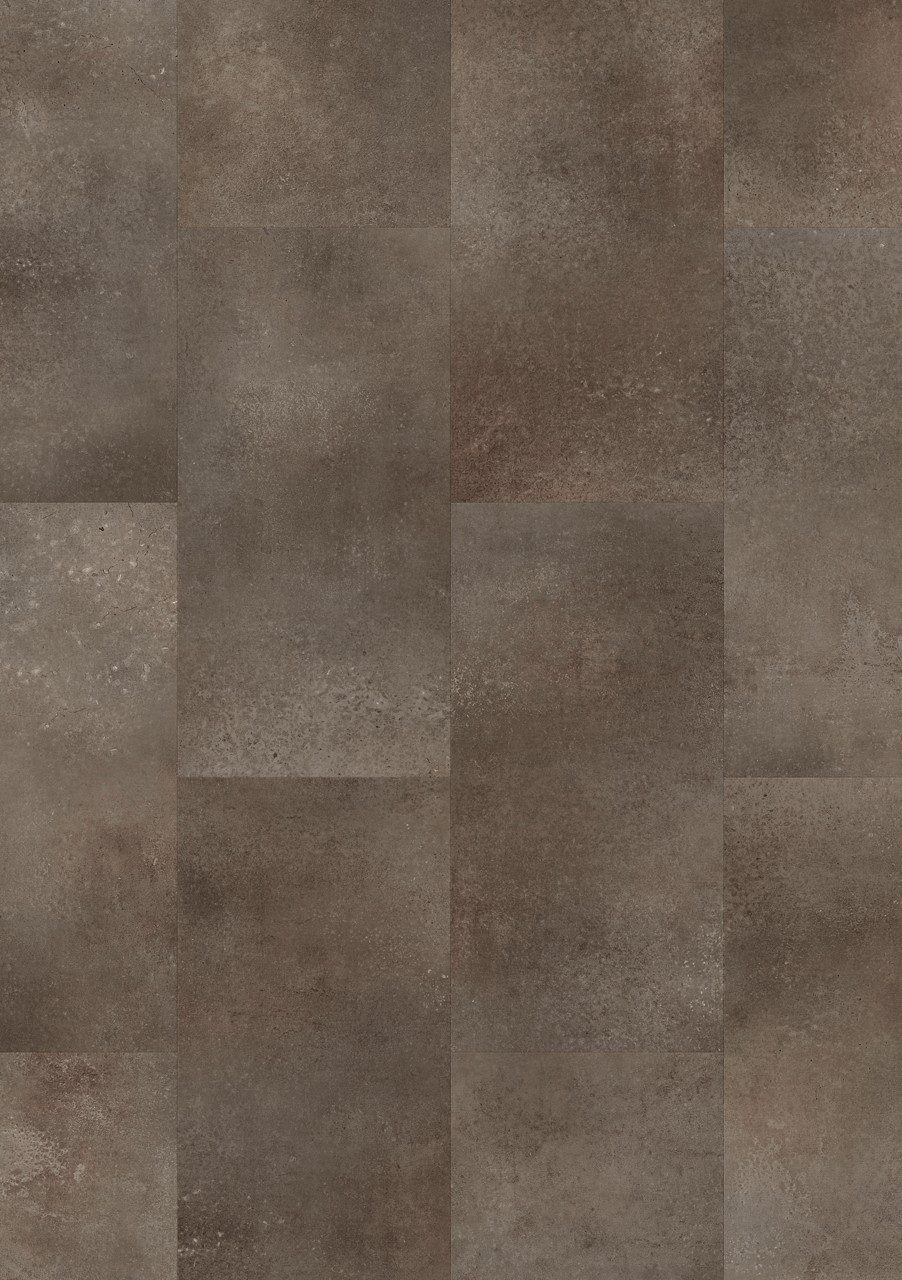 LVT parkett Quick-Step Oro Qxidized rock tumeda roostekarva tooniga ja looduskivi disainiga.