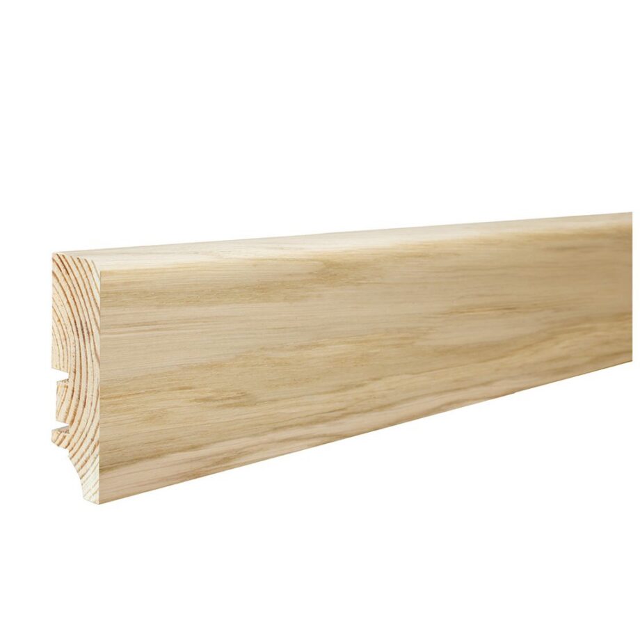 porandaliist-156029-1 Fanerad golvlist ask lackad P6P, 60x16x2200 mm