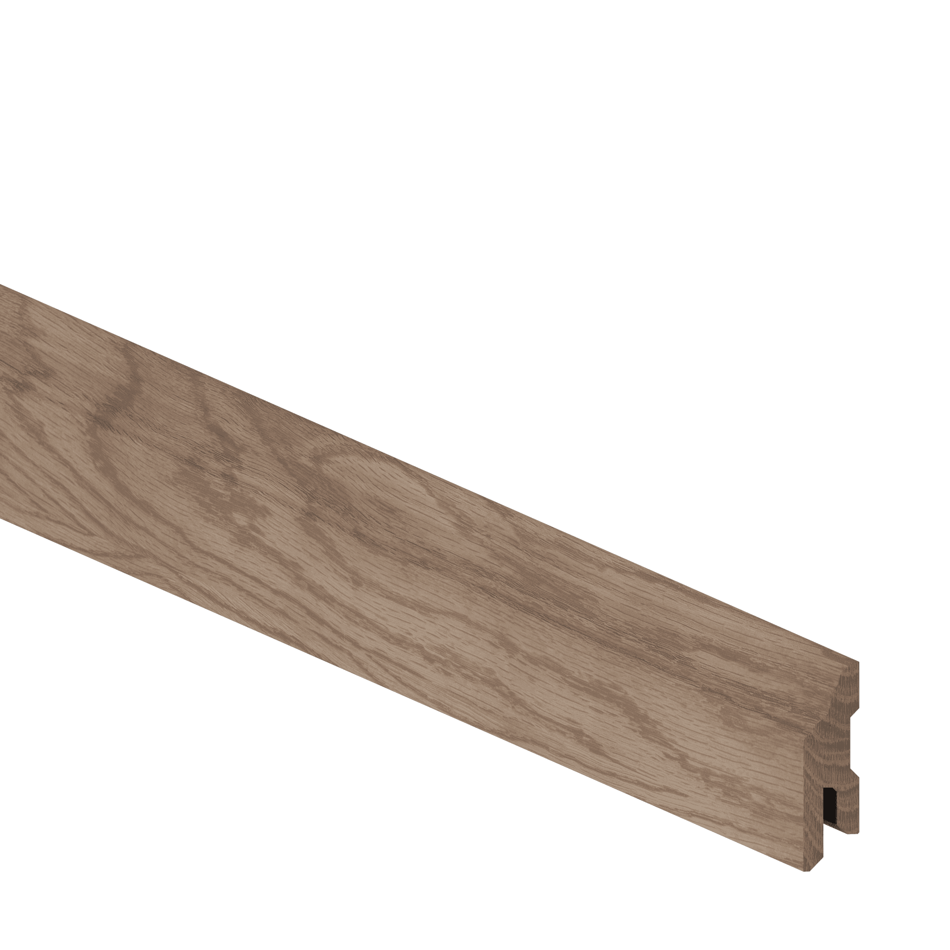 Golvlist ek, massivt trä, 13x45x2700 mm