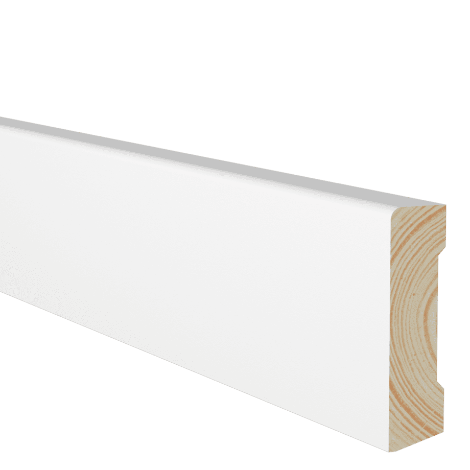 porandaliist-157944-1 Golvlist furu vitmålad, 15x58x2700 mm