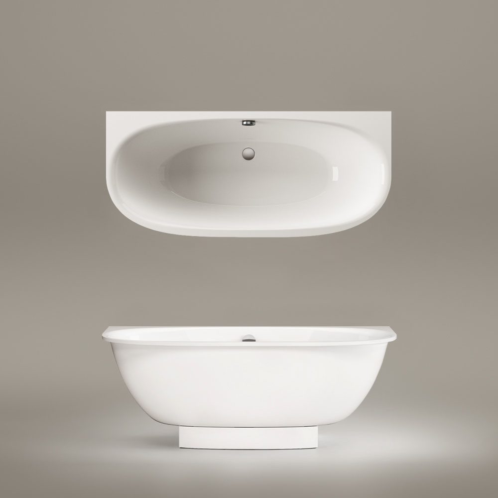 Inbyggnadsbadkar PAA VERSO AD 170x75 cm, gjutmarmor – 5