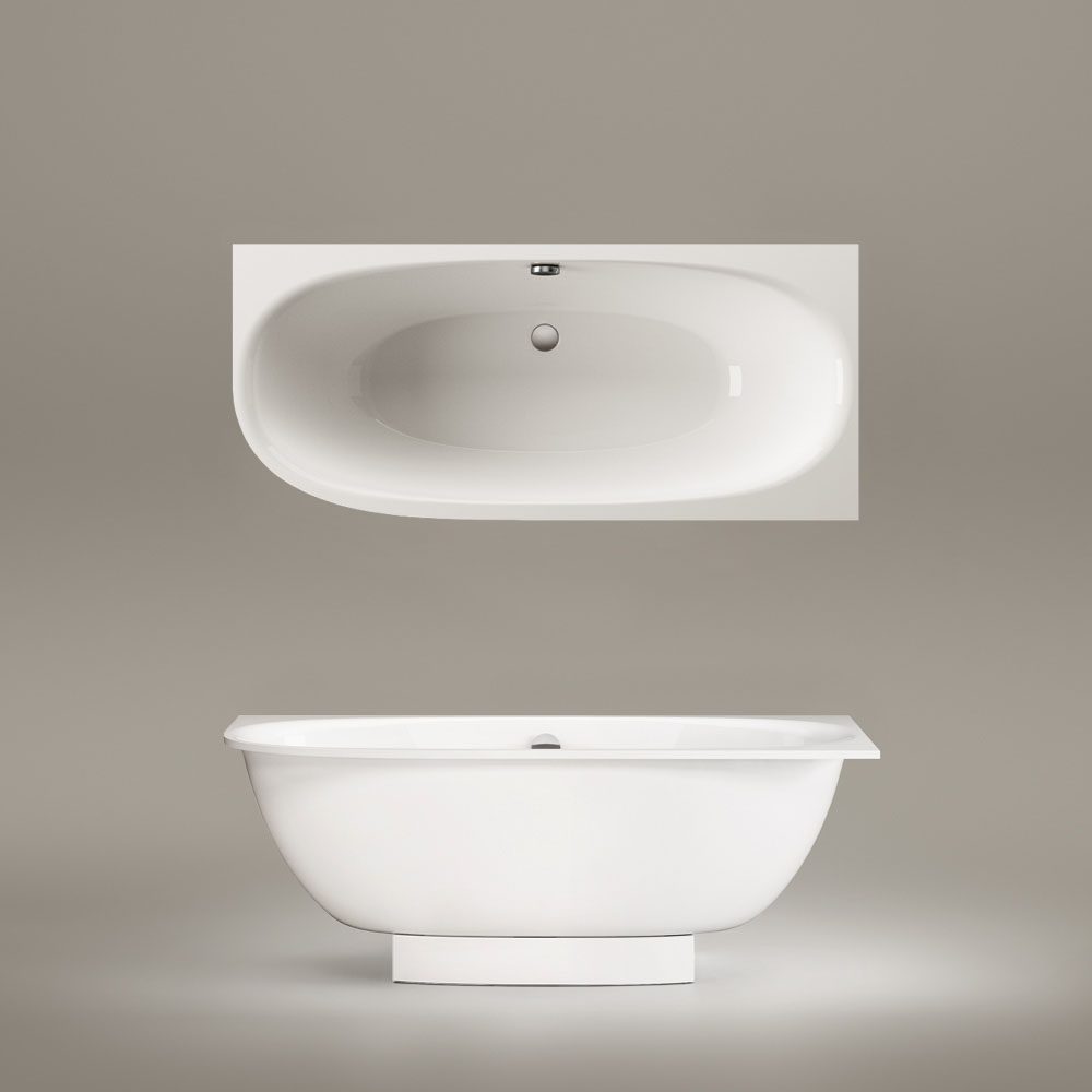 Inbyggnadsbadkar PAA VERSO A 170x75 cm, gjutmarmor – 5